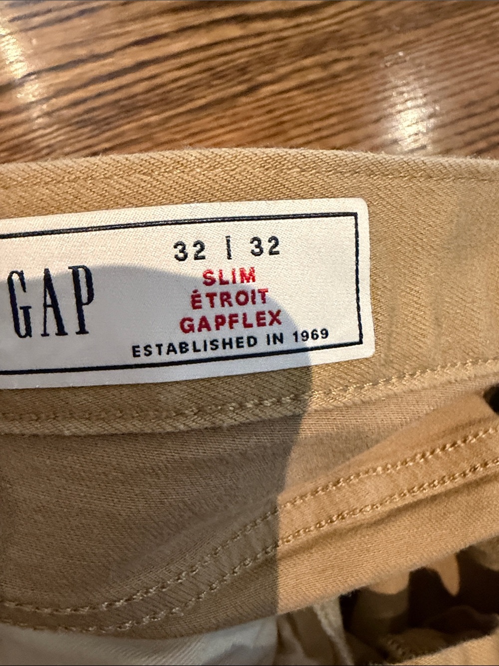 GAP Men’s Slim Fit GapFlex Chinos in Tan